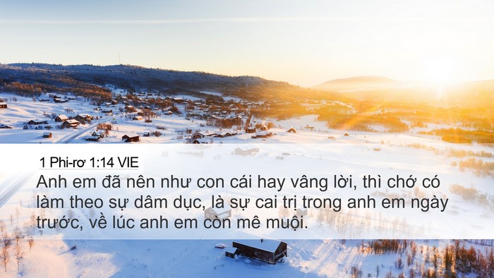 1 Phi-rơ 1:14 VIE Bible Verse Image