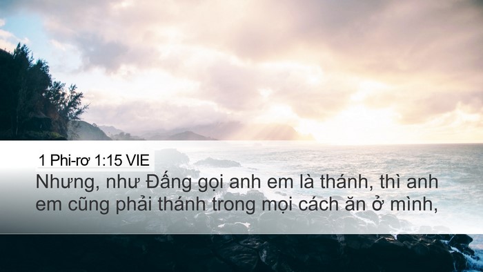 1 Phi-rơ 1:15 VIE Bible Verse Image