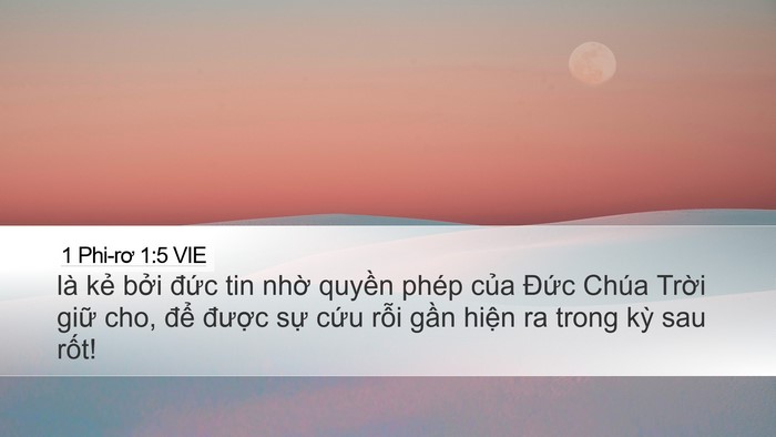 1 Phi-rơ 1:5 VIE Bible Verse Image
