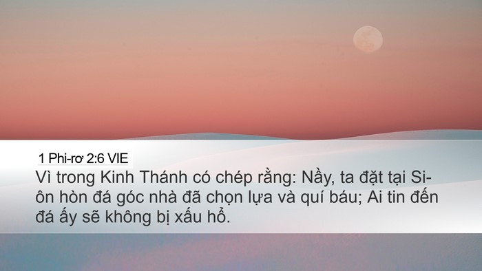 1 Phi-rơ 2:6 VIE Bible Verse Image