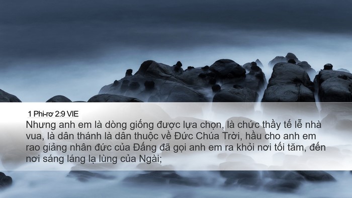 1 Phi-rơ 2:9 VIE Bible Verse Image