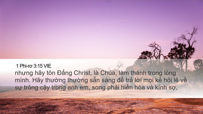 1 Phi-rơ 3:15 VIE Bible Verse Image
