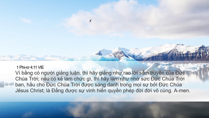 1 Phi-rơ 4:11 VIE Bible Verse Image