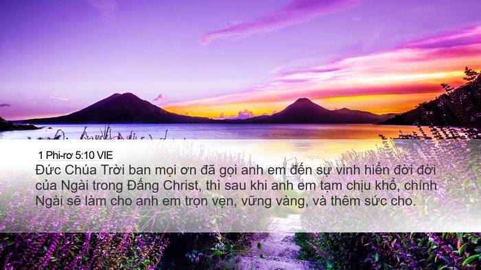 1 Phi-rơ 5:10 VIE Bible Verse Image