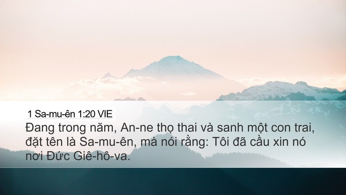 1 Sa-mu-ên 1:20 VIE Bible Verse Image
