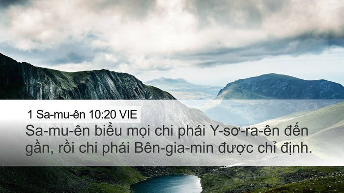 1 Sa-mu-ên 10:20 VIE Bible Verse Image