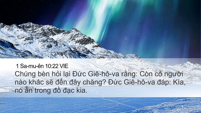 1 Sa-mu-ên 10:22 VIE Bible Verse Image