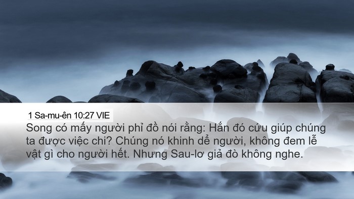 1 Sa-mu-ên 10:27 VIE Bible Verse Image