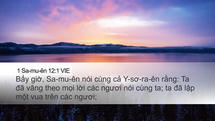 1 Sa-mu-ên 12:1 VIE Bible Verse Image