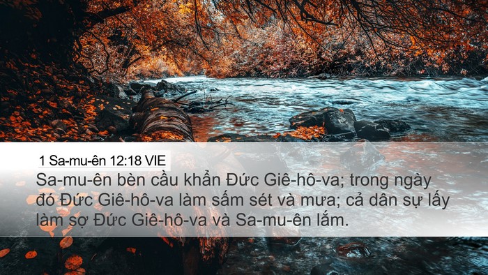 1 Sa-mu-ên 12:18 VIE Bible Verse Image