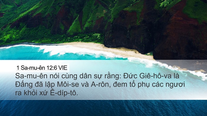 1 Sa-mu-ên 12:6 VIE Bible Verse Image
