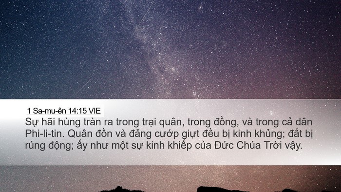 1 Sa-mu-ên 14:15 VIE Bible Verse Image
