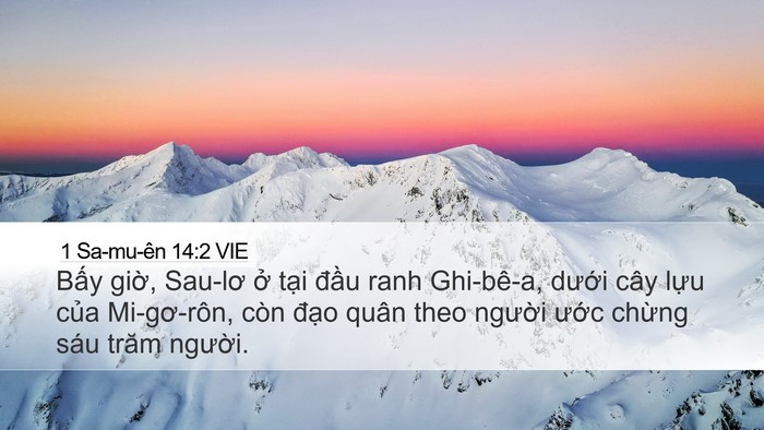 1 Sa-mu-ên 14:2 VIE Bible Verse Image