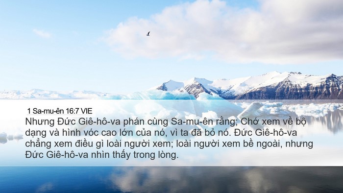 1 Sa-mu-ên 16:7 VIE Bible Verse Image