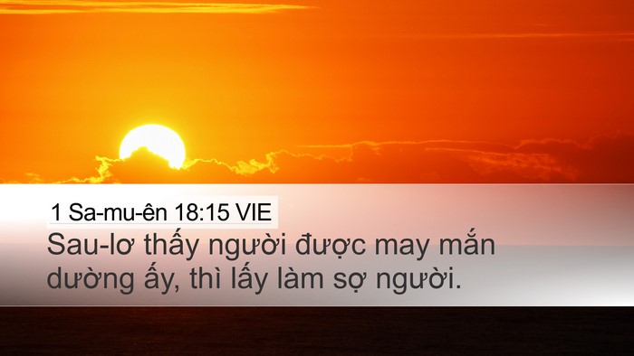 1 Sa-mu-ên 18:15 VIE Bible Verse Image
