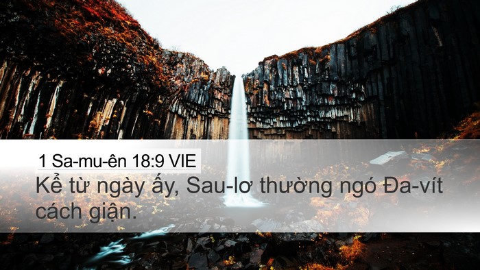 1 Sa-mu-ên 18:9 VIE Bible Verse Image