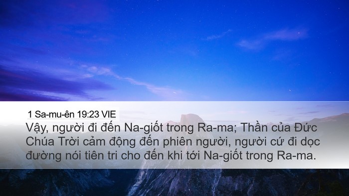 1 Sa-mu-ên 19:23 VIE Bible Verse Image