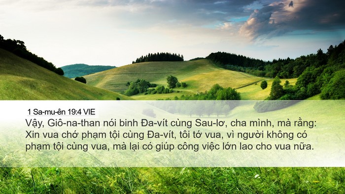 1 Sa-mu-ên 19:4 VIE Bible Verse Image
