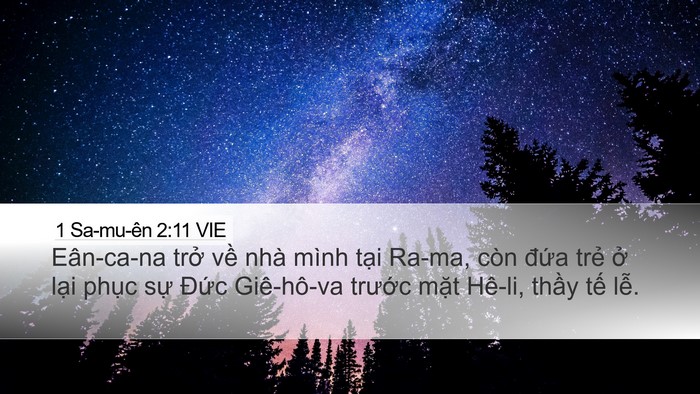 1 Sa-mu-ên 2:11 VIE Bible Verse Image