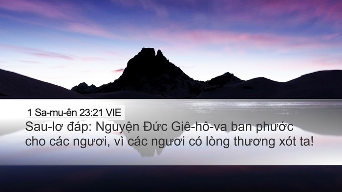 1 Sa-mu-ên 23:21 VIE Bible Verse Image