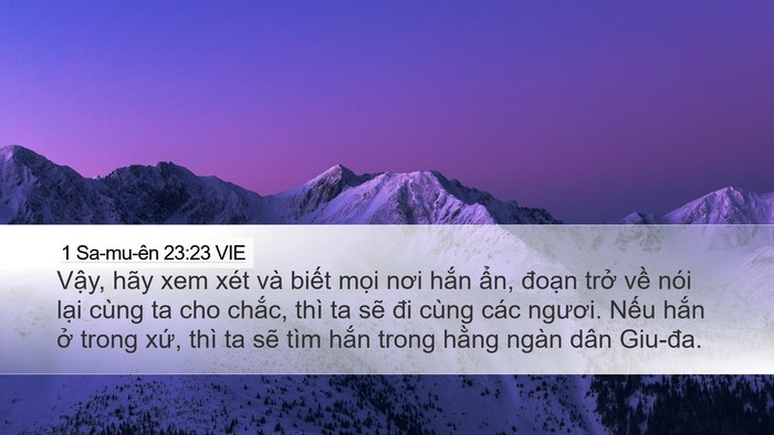 1 Sa-mu-ên 23:23 VIE Bible Verse Image