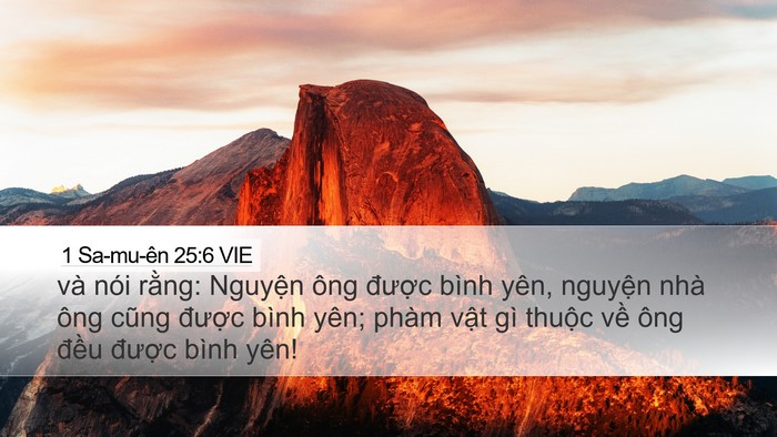 1 Sa-mu-ên 25:6 VIE Bible Verse Image