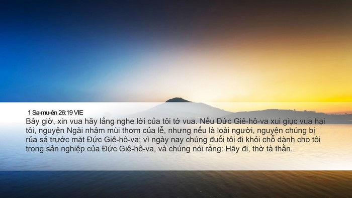 1 Sa-mu-ên 26:19 VIE Bible Verse Image