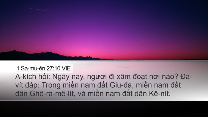 1 Sa-mu-ên 27:10 VIE Bible Verse Image