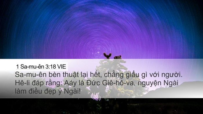 1 Sa-mu-ên 3:18 VIE Bible Verse Image