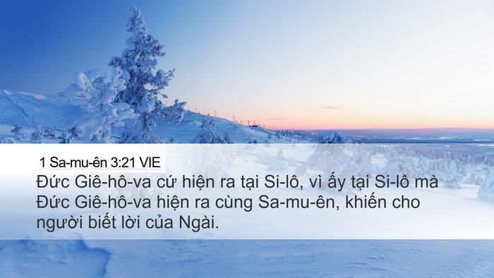 1 Sa-mu-ên 3:21 VIE Bible Verse Image