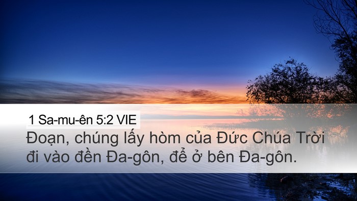 1 Sa-mu-ên 5:2 VIE Bible Verse Image