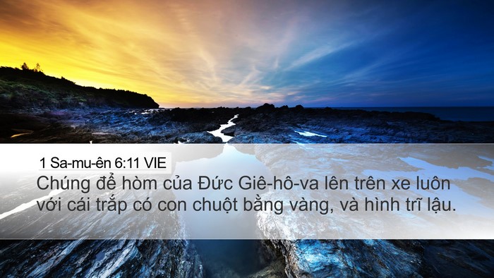 1 Sa-mu-ên 6:11 VIE Bible Verse Image