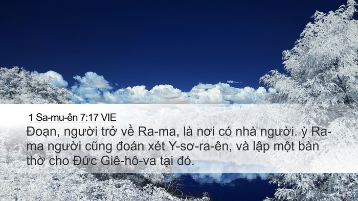 1 Sa-mu-ên 7:17 VIE Bible Verse Image