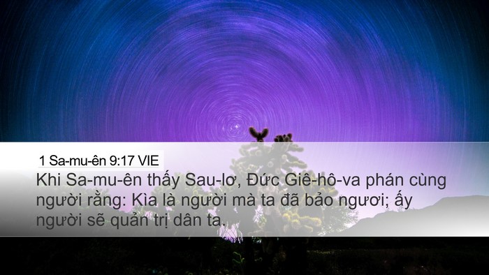 1 Sa-mu-ên 9:17 VIE Bible Verse Image