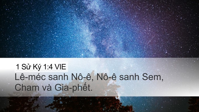 1 Sử Ký 1:4 VIE Bible Verse Image