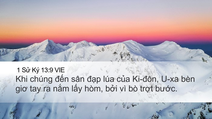 1 Sử Ký 13:9 VIE Bible Verse Image