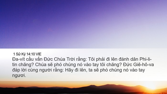 1 Sử Ký 14:10 VIE Bible Verse Image