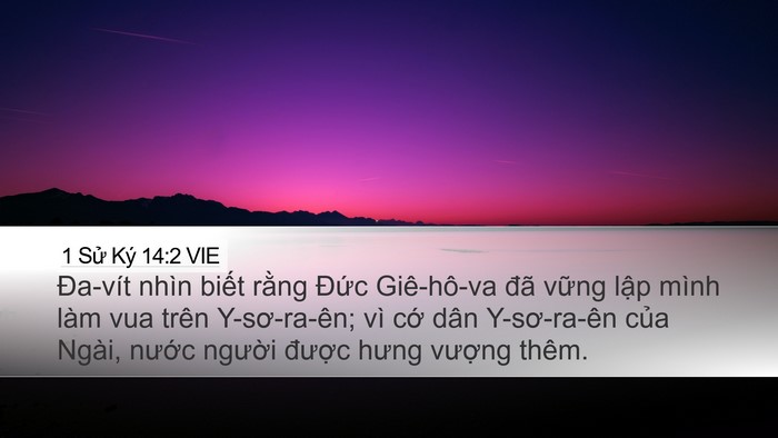1 Sử Ký 14:2 VIE Bible Verse Image
