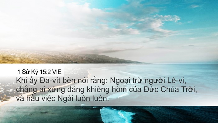 1 Sử Ký 15:2 VIE Bible Verse Image
