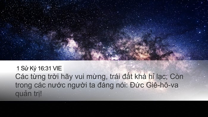1 Sử Ký 16:31 VIE Bible Verse Image