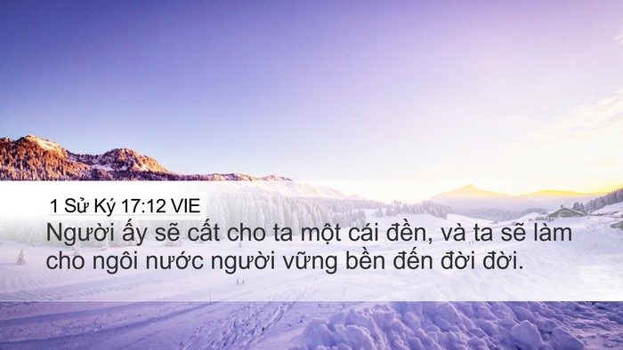 1 Sử Ký 17:12 VIE Bible Verse Image