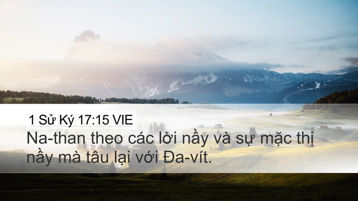 1 Sử Ký 17:15 VIE Bible Verse Image