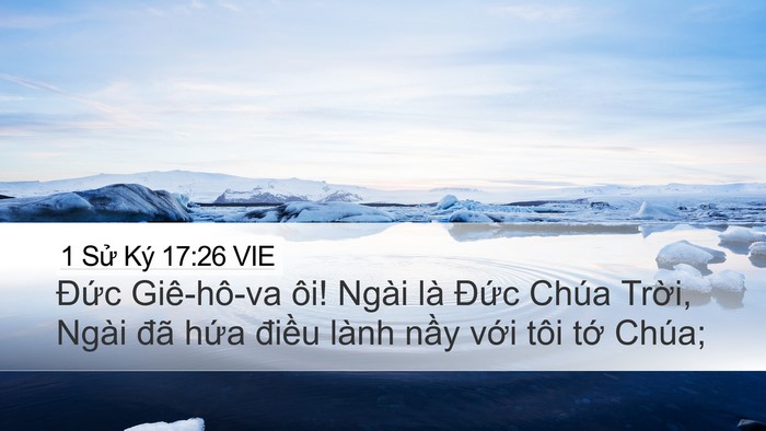 1 Sử Ký 17:26 VIE Bible Verse Image