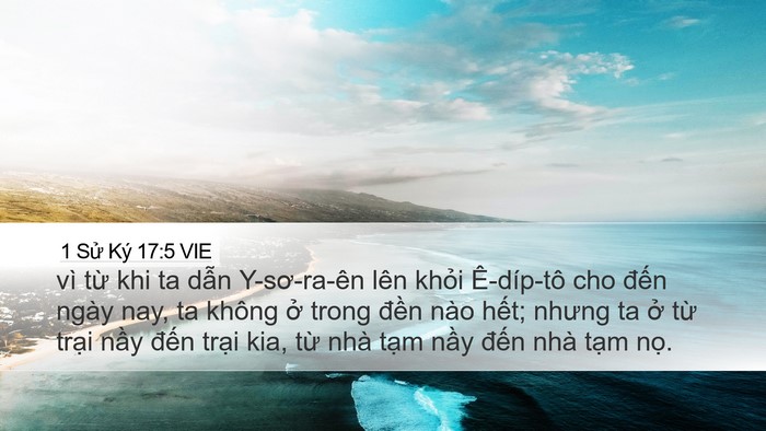 1 Sử Ký 17:5 VIE Bible Verse Image