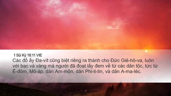 1 Sử Ký 18:11 VIE Bible Verse Image