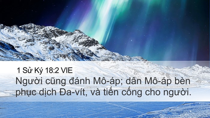 1 Sử Ký 18:2 VIE Bible Verse Image