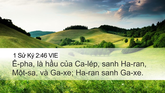 1 Sử Ký 2:46 VIE Bible Verse Image