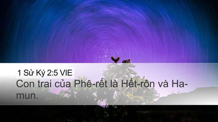 1 Sử Ký 2:5 VIE Bible Verse Image