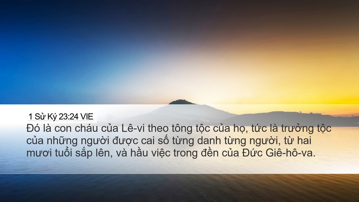 1 Sử Ký 23:24 VIE Bible Verse Image