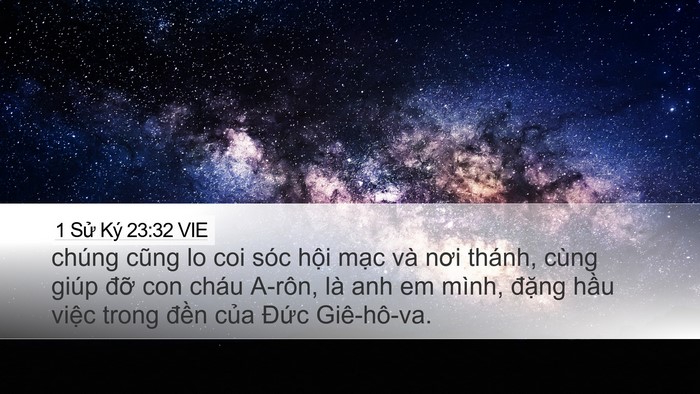 1 Sử Ký 23:32 VIE Bible Verse Image
